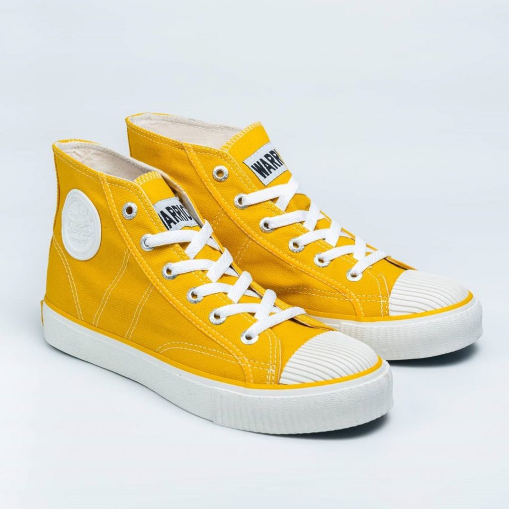 sepatu warrior classic sun flower kuning yellow 2