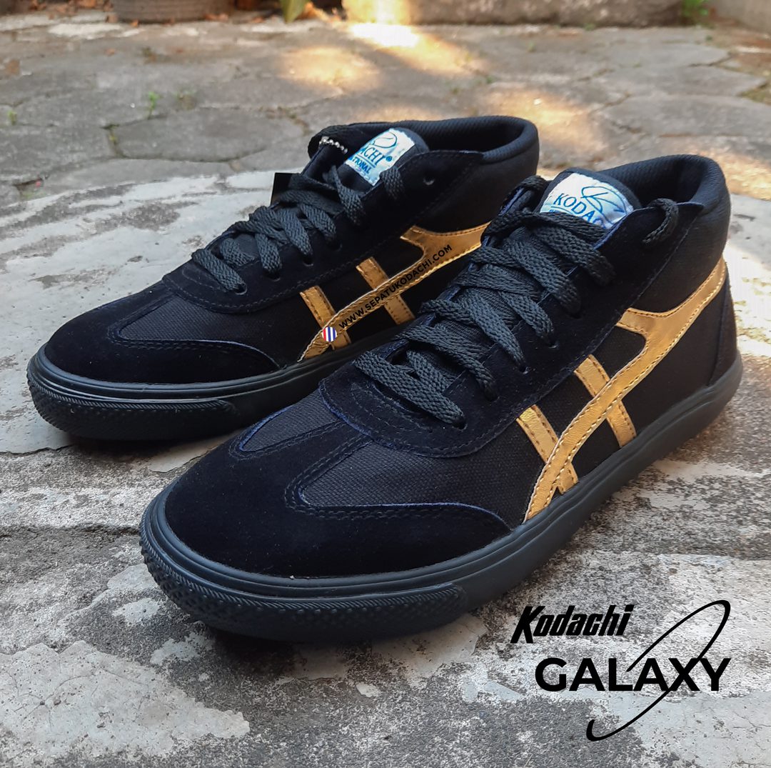 Sepatu Kodachi Galaxy Black Gold - Hitam Emas | Sepatu