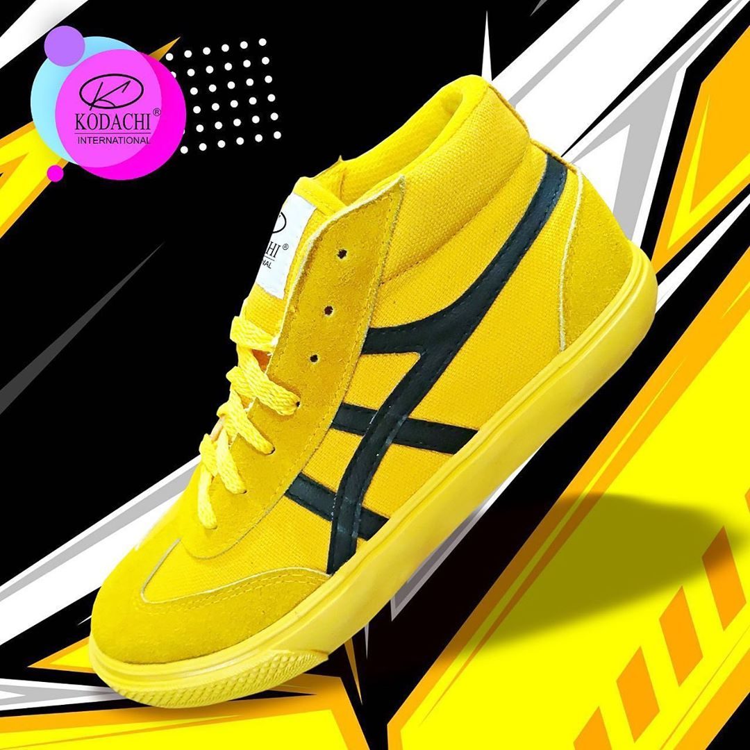 Sepatu Kodachi Galaxy Kuning Hitam | Sepatu Kodachi