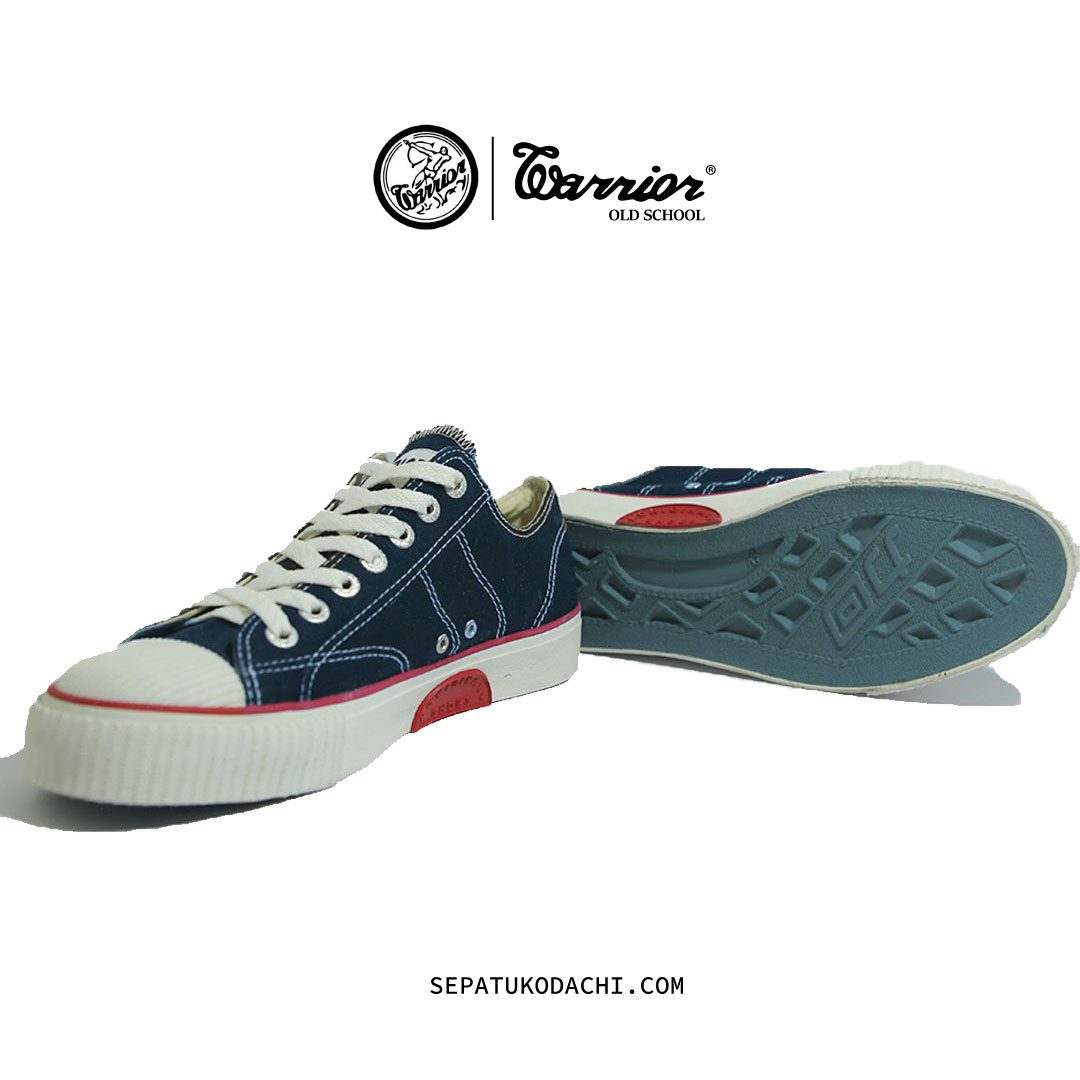 Sepatu Warrior Classic Low Navy  Sepatu Kodachi