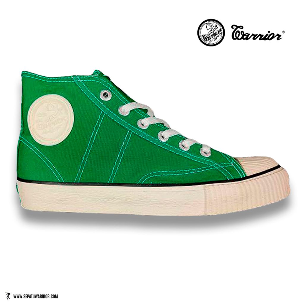 Sepatu-Warrior-classic-HC-HIGH-green-ijo-hijau